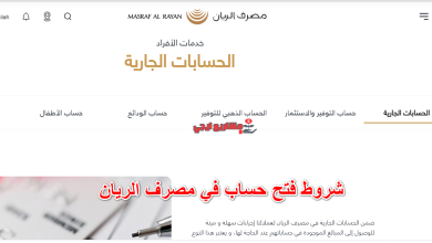 شروط فتح حساب في مصرف الريان